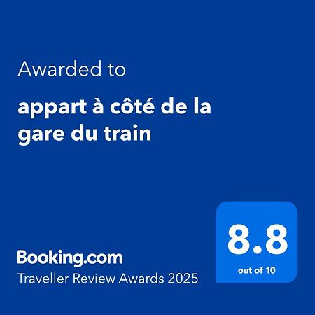 Appart A Cote De La Gare Du Train Marrakesh Exteriör bild